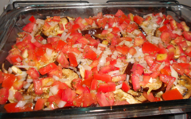 Berinjela ao vinagrete deliciosa