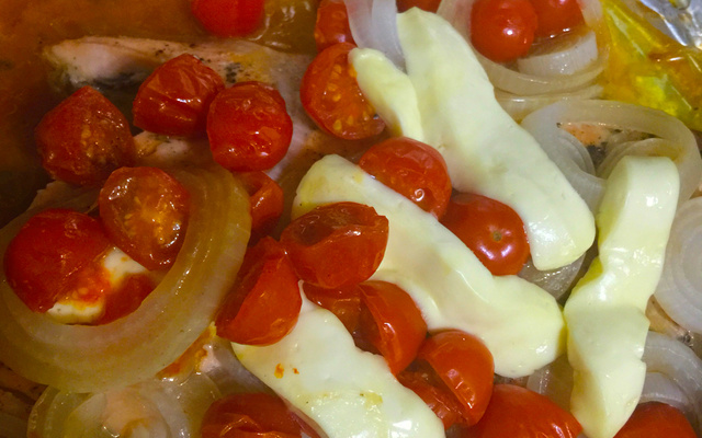 Salmão de forno da Ju Garcia