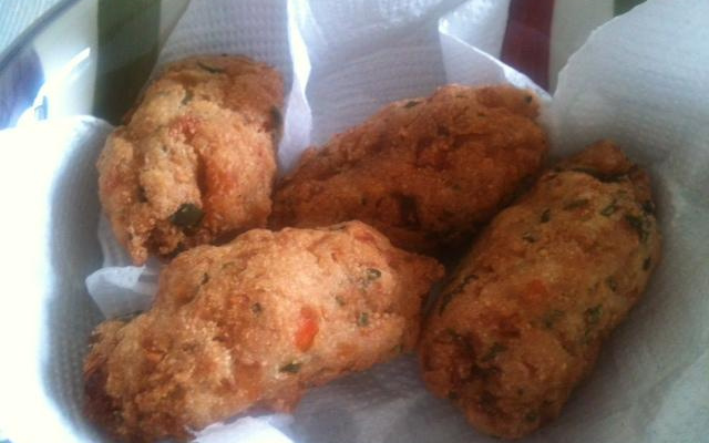 Bolinho simples de camarão