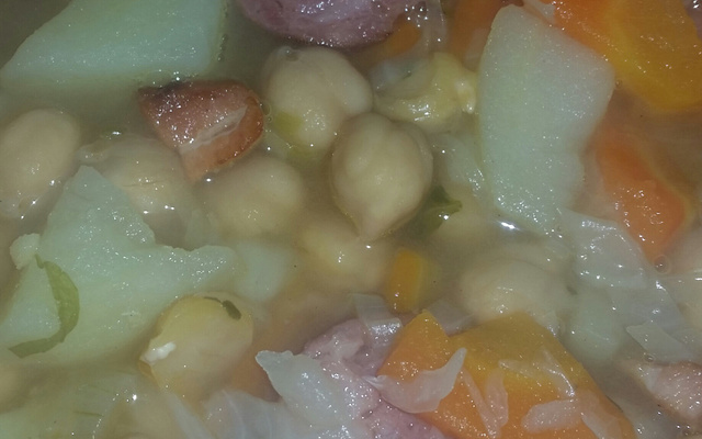 Sopa de grão-de-bico