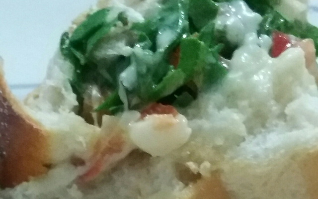 Pão com couve da Nívea (para churrasco)