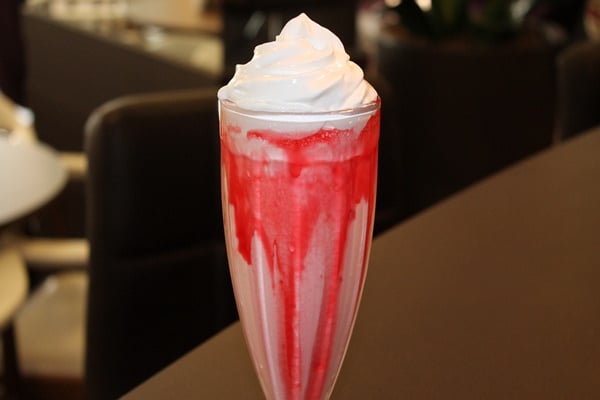 Milkshake de morango