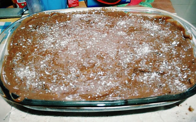 Pavê de bolo de chocolate