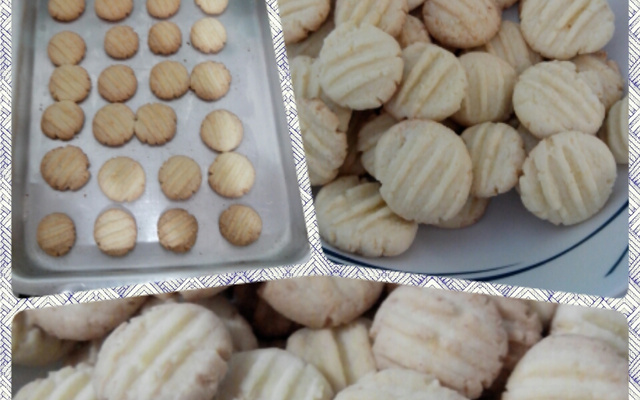 Biscoitinhos de maisena e coco