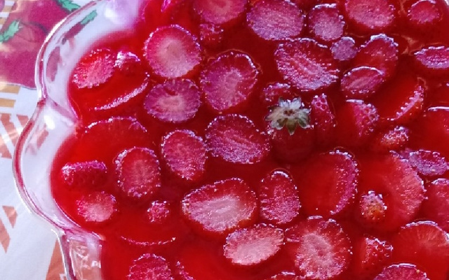 Delícia fácil de morango