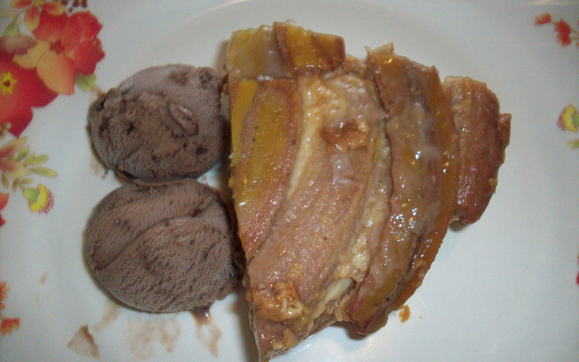 Torta cremosa de banana (para o Natal)