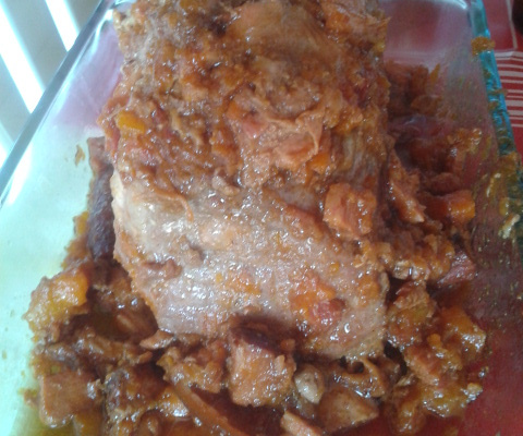 Posta branca recheada