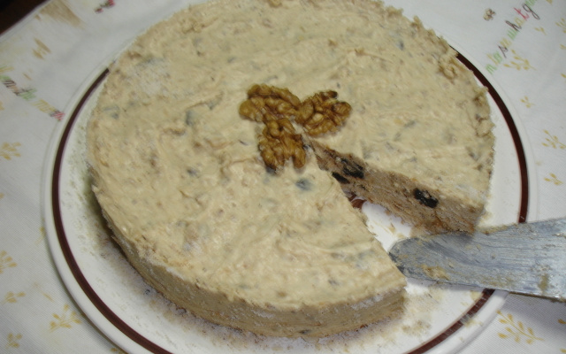 Torta Celebrity - nozes castanhas e ameixas preta