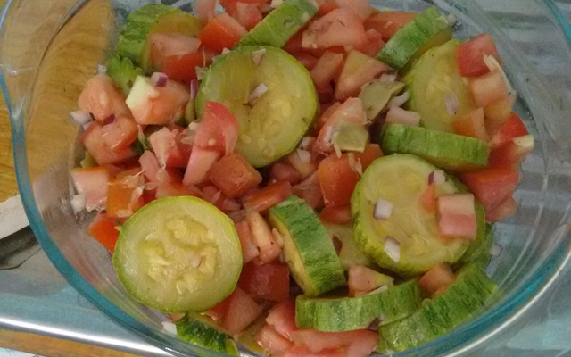 Salada de abobrinha