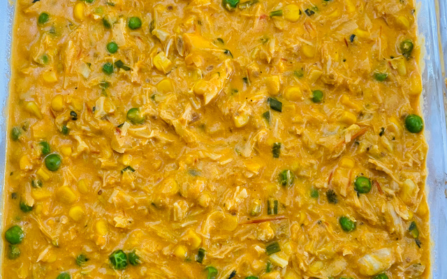 Estrogonofe de repolho com frango