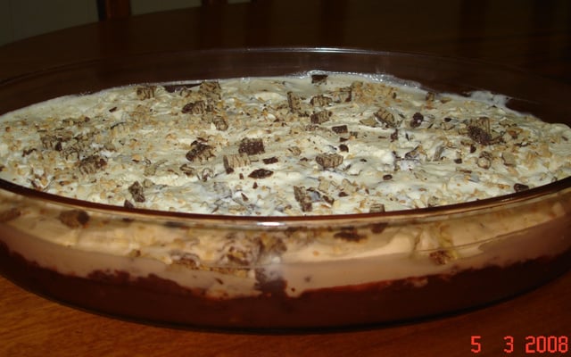 Pavê irresistível de Bis e sorvete