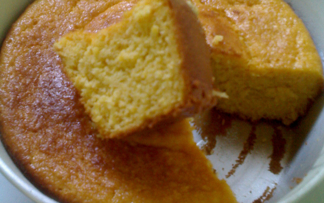 Bolo de flocos de milho