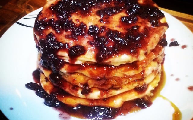 Blueberry pancake