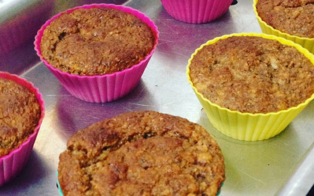 Muffin de banana integral