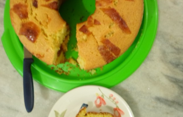 Bolo de fubá - Romeu e Julieta