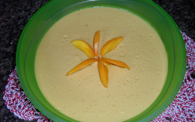 Mousse de manga da Juliana