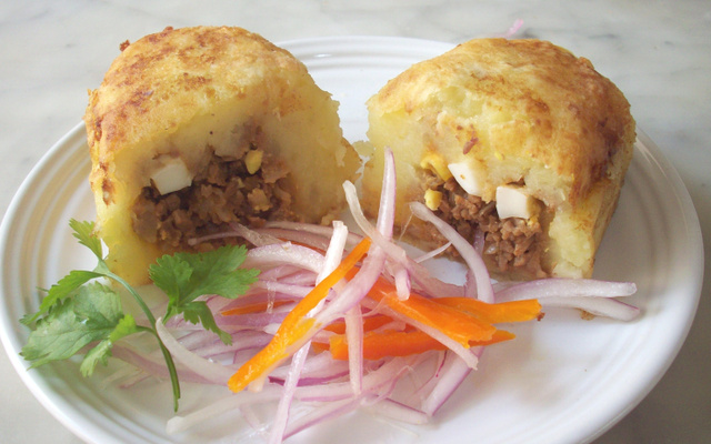 Batata recheada diferente