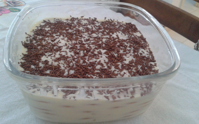 Torta de bolacha maria