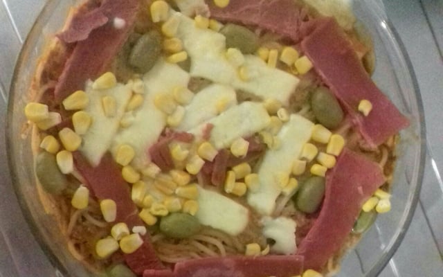 Macarronada de carne moída