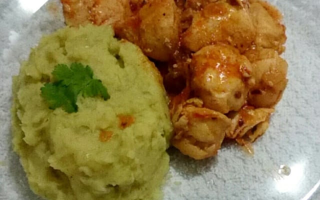 Purê de  batata doce