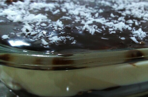 Pavê de baunilha e chocolate