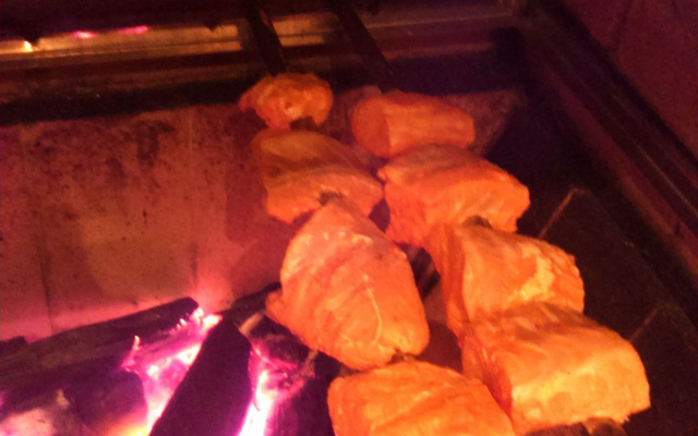 Lombo de pintado na brasa