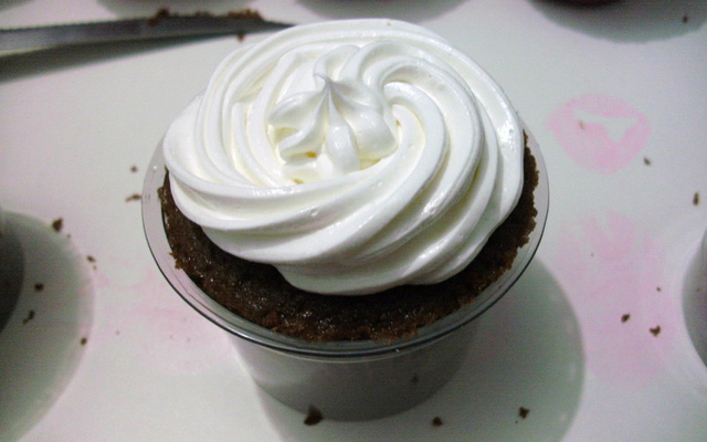 Cupcake de chocolate