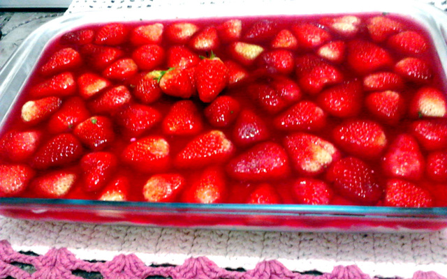 Sobremesa de gelatina