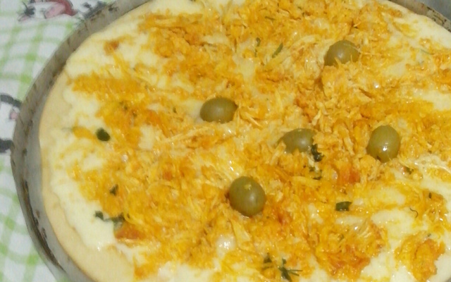 Pizza fácil de frango