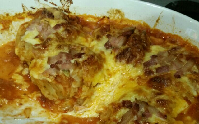 Macarrão ninho ao forno