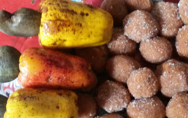 Doce cristalizado de caju