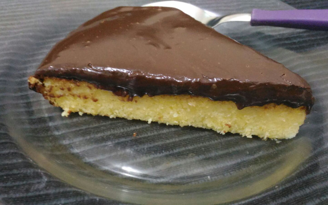 Bombocado com chocolate