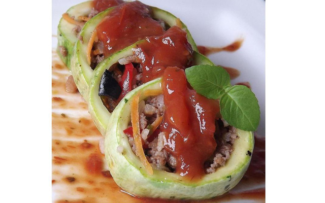 Abobrinha Italiana Recheada