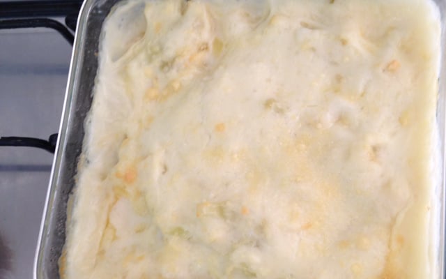 Couve-flor com molho branco