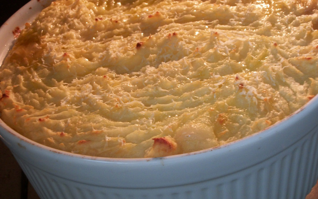 Escondidinho de batata com carne moída