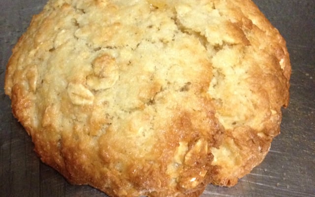 Cookies de coco com aveia