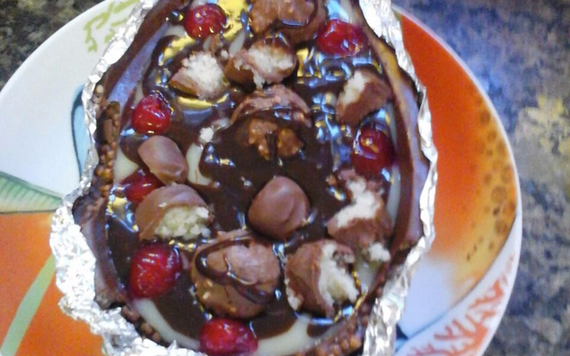 Ovo de colher ferrero rocher