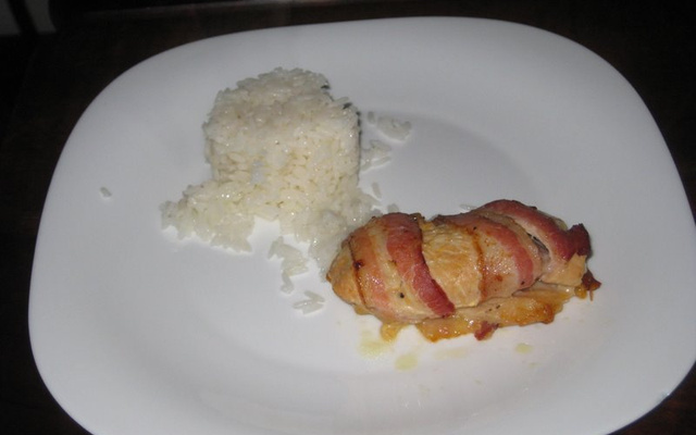 Filé de frango enroladinho