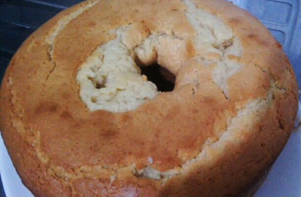 Bolo simples de liquidificador