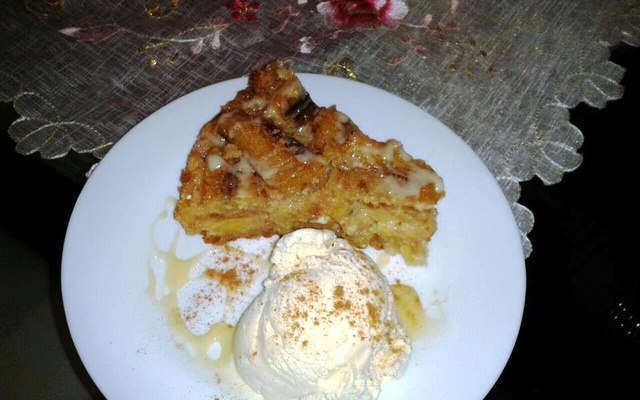 Torta cremosa de banana