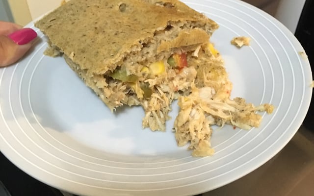 Torta de frango integral