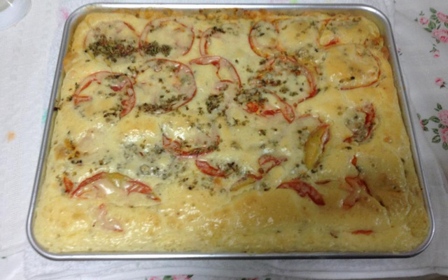 Cachorro quente de forno