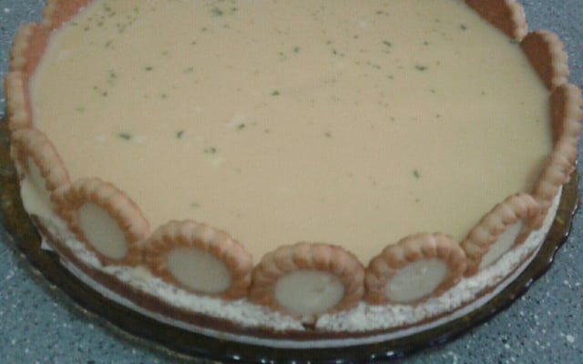 Torta de limão com chocolate branco