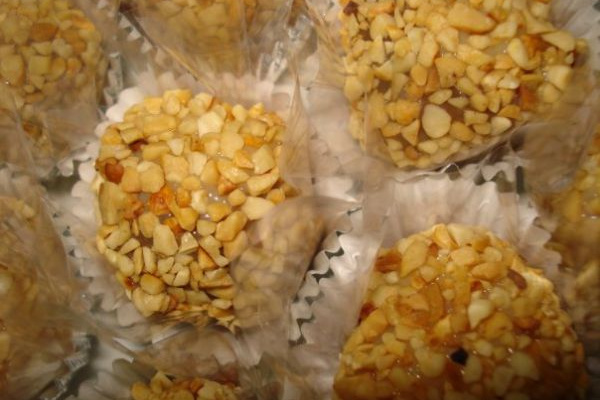 Brigadeiro branco com Amaretto