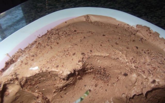 Mousse de chocolate (sem ovo)