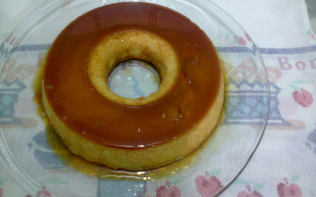 Pudim de leite ninho