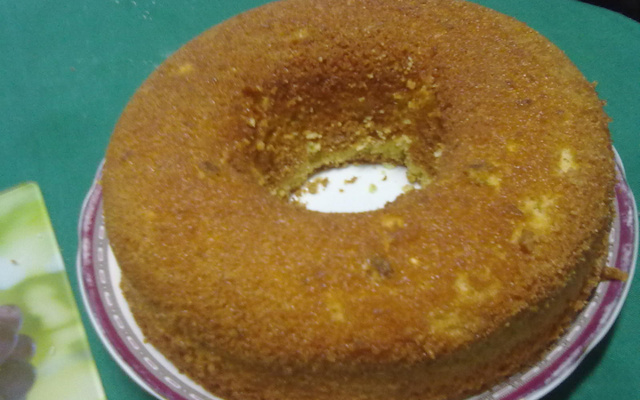 Bolo de casca de laranja