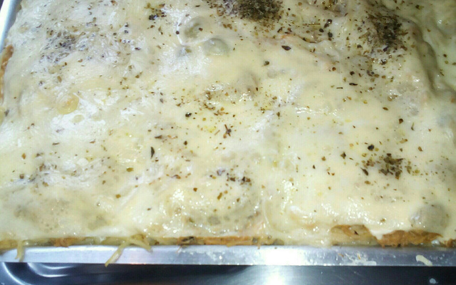 Macarrão com Frango e Queijo