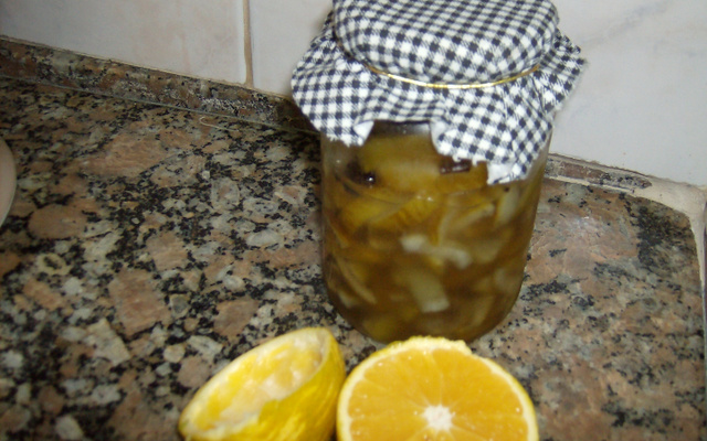 Doce de casca de laranja