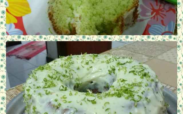 Bolo verde de limão